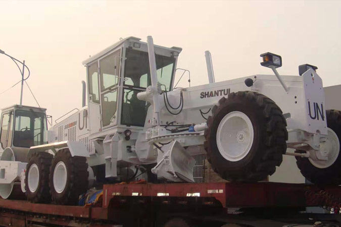 世界有我，山推助力聯(lián)合國維和任務(wù)。